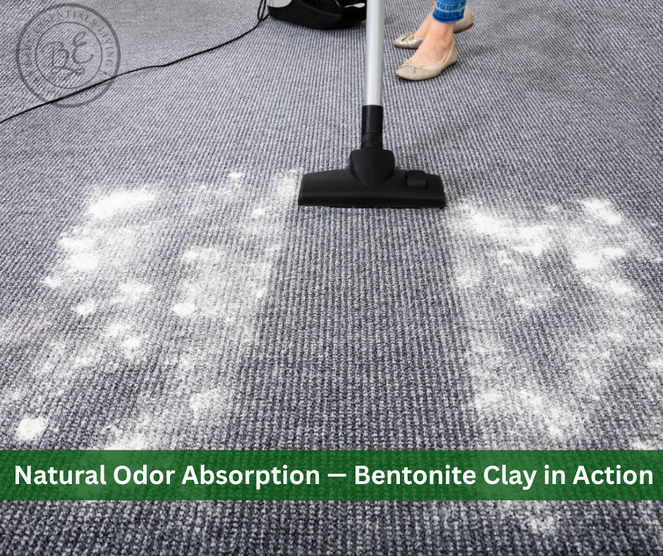 Beyond Beauty: Bentonite Clay for Household Use — Carpet Deodorizing & Gentle Cleaning