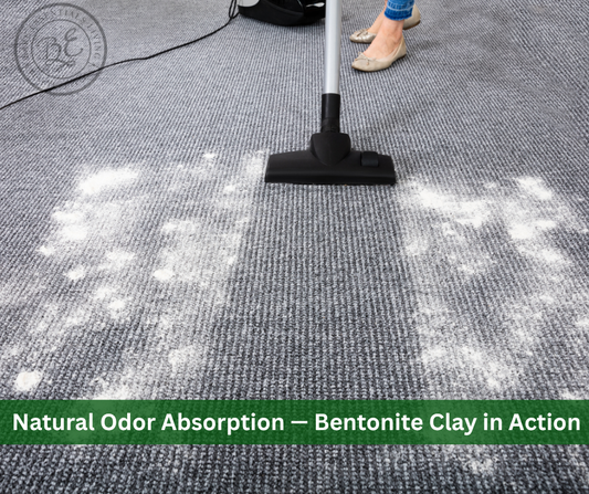 Beyond Beauty: Bentonite Clay for Household Use — Carpet Deodorizing & Gentle Cleaning
