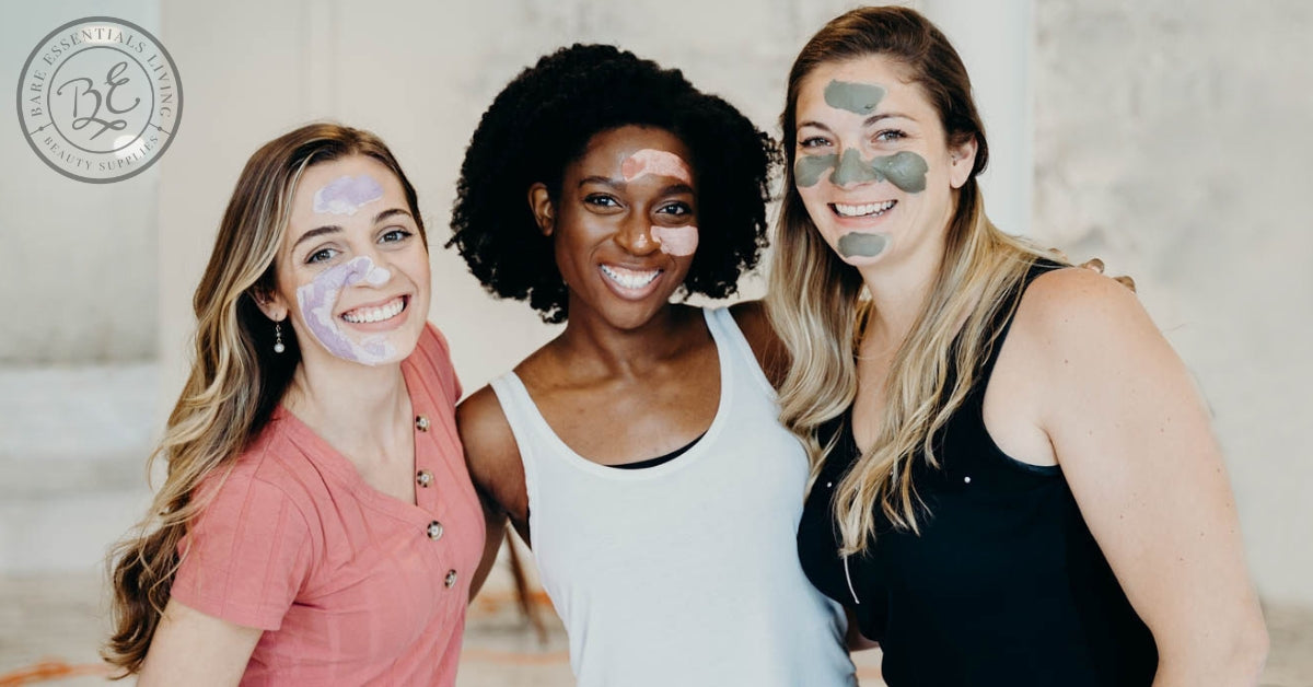 Load video: Girls getting together for a fun spa day